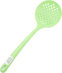 Shallow Spoon Slotted Colander Plastic Green 1pcs