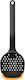 Fiskars Shallow Slotted Spoon Plastic Black 30cm