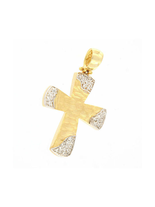 Ios Women's Gold Cross 14K