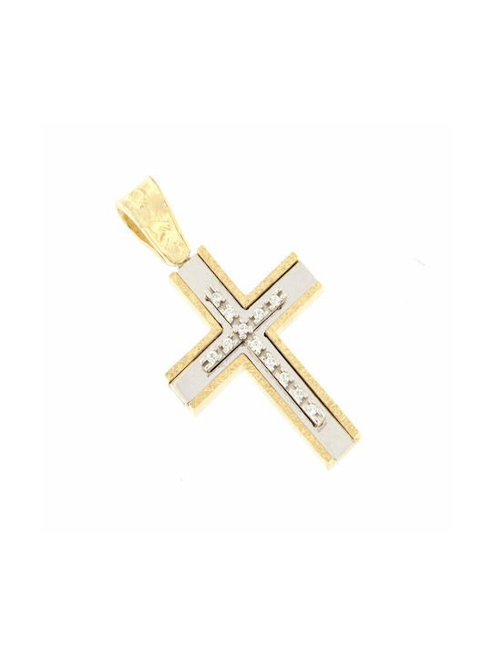 Ios Women's Gold Cross 14K