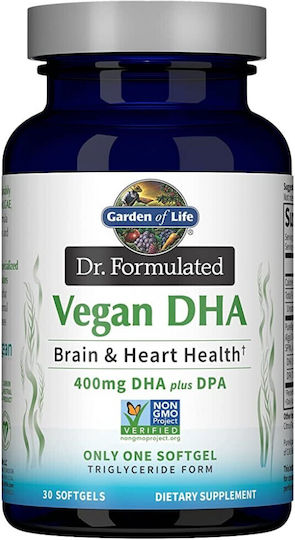 Garden Of Life Омега 3 Масло от водорасли 400мг 30 софтджел