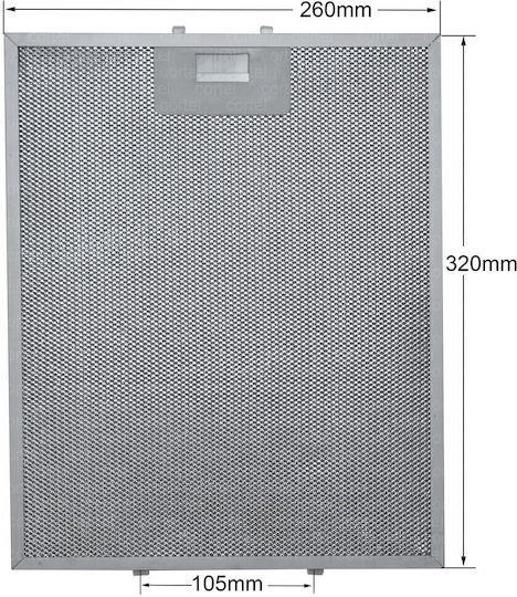 Teka Piesă de schimb Filtru metalic pentru hotă Compatibil cu Fourlis / Teka 26x32cm