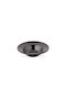 Atlas Melamin Melamine Salad Bowl Black 25x25cm