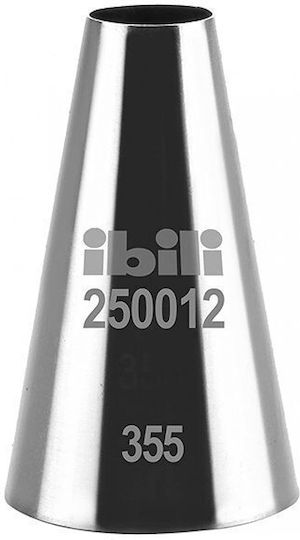 Ibili Tülle für Konditorei Spritzbeutel Metallisch 1cm 386121