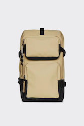 Rains Wasserdicht Tasche Rucksack für Laptop 13" in Beige Farbe 1380-24