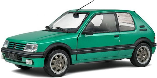 Solido Peugeot Φιγούρα Μοντελισμού Αυτοκίνητο Πράσινη σε Κλίμακα 1:18