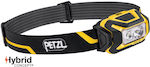 Petzl Rechargeable Headlamp LED Waterproof IP67 with Maximum Brightness 600lm Aria