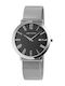 Just Watch Men's Watch Battery with Silver Stainless Steel Bracelet