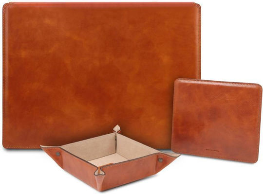 Tuscany Leather Σετ Γραφείου mit Soumen Honey 3Stück