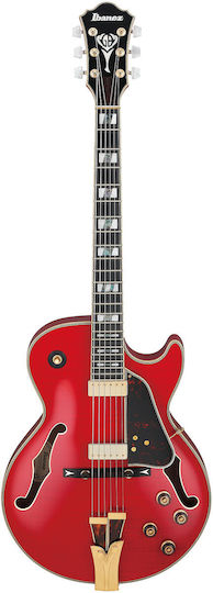 Ibanez Electric Guitar ES with HH Pickup Configuration Sapphire Red with Case