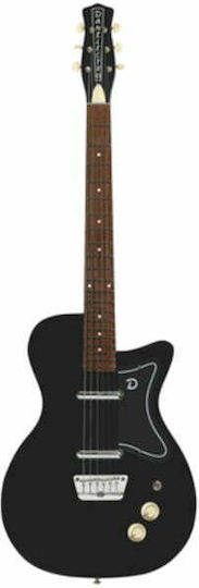 Danelectro Ηλεκτρική Κιθάρα Single Cut με SS Διάταξη Μαγνητών Limo Black