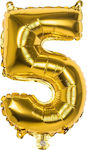 Balloon Foil Jumbo Number Gold 66cm