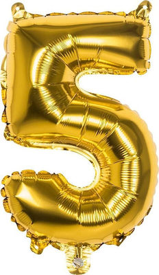 Balloon Foil Jumbo Number Gold 66cm