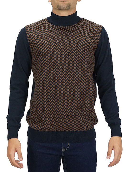 Langarm-Pullover Marineblau