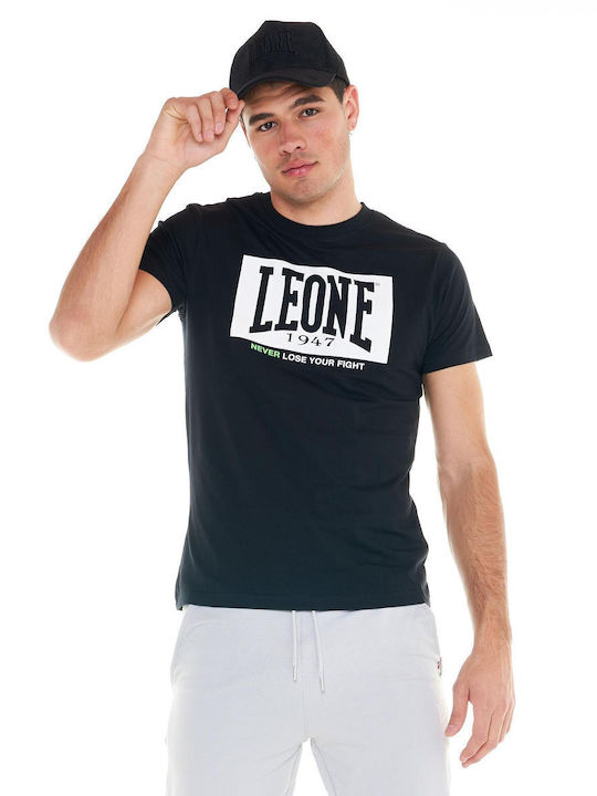 Leone 1947 Herren Sport T-Shirt Kurzarm Schwarz