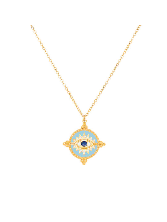 LifeLikes Necklace Eye Gold Plated