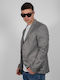 Men's Suit Jacket Slim Fit Gray