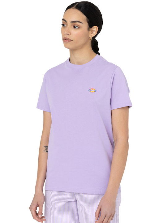 Dickies 'MAPLETON' Damen Sommer Bluse Kurzärmelig Flieder