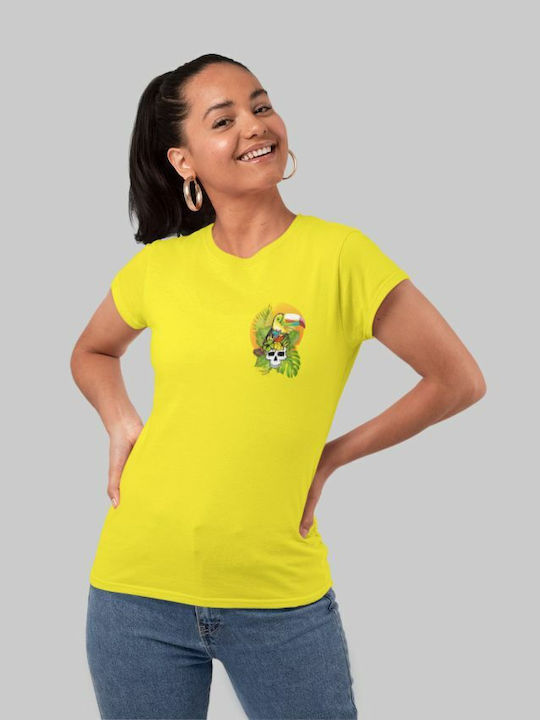 TKT Γυναικείο T-shirt Κίτρινο