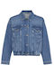 Mexx Women's Short Jean Jacket for Spring or Autumn Blue BM0512033W-50061
