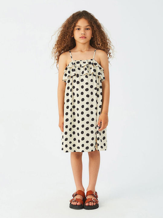 Compania Fantastica Kids Dress Ecru