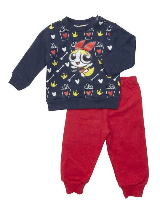 Frenzy Kids Sweatpants Set Navy Blue 2pcs 61225077