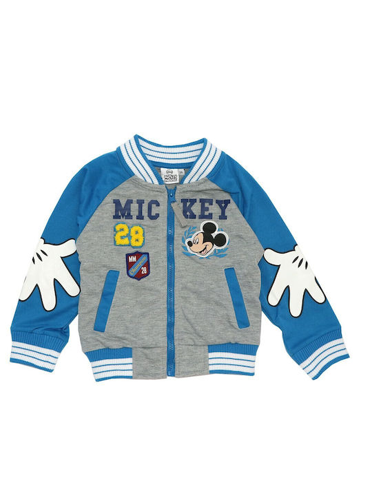 Disney Boys Sweatshirt with Zipper Blue