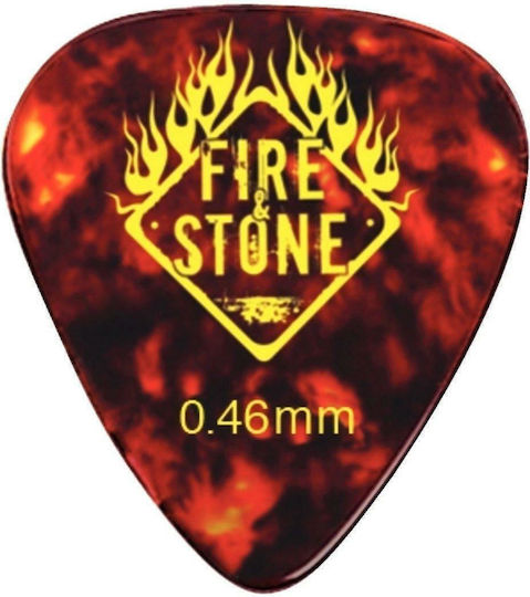 Fire & Stone Πένα Κιθάρας Celluloid Πάχους 0.46mm Συσκευασία 1τμχ