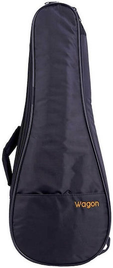 Wagon Case 03 Series Wasserdicht Koffer Ukulele mit Abdeckung Schwarz