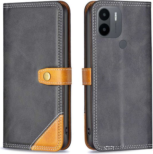 Binfen BINFEN COLOR Leather Wallet Δερματίνης Μαύρο (Redmi A1+ / A2+)