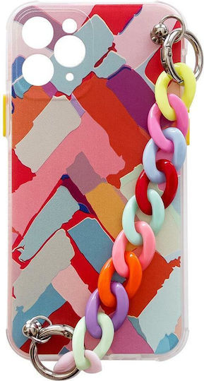 Color Chain Задна корица Силикон с Каишка Многоцветен (Redmi Note 10 / 10s / Poco M5s)