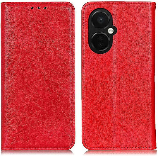 Global Book Δερματίνης Κόκκινο (OnePlus Nord CE 3)