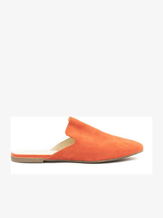 Ayden Flat Mules σε Πορτοκαλί Χρώμα