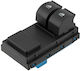 NTY Car Window Switch for Fiat Grande Punto Black