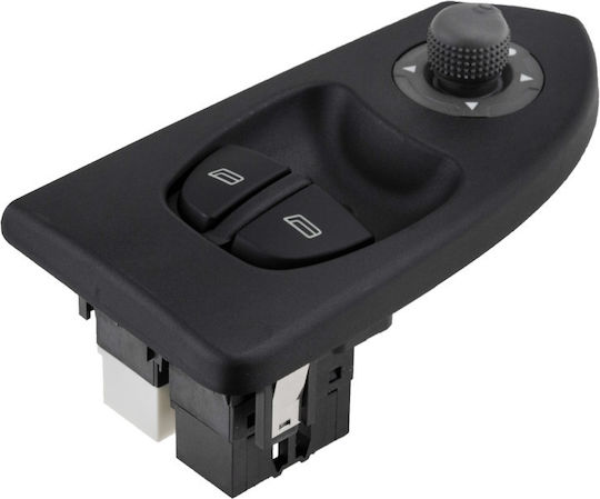 NTY Car Window Switch for Citroen Jumper Fiat Ducato Peugeot Boxer Black