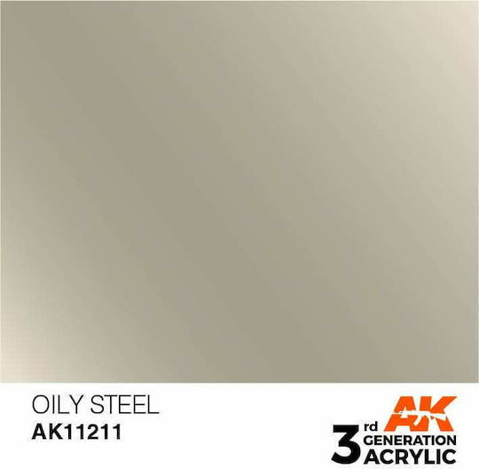 AK Interactive Model Making Paint in Silver color 17ml