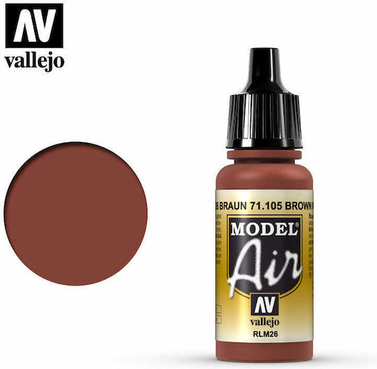 Acrylicos Vallejo Model Air Culoare Modelism în culoarea Maro 17ml