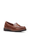 Clarks Women's Moccasins in Tabac Brown Color