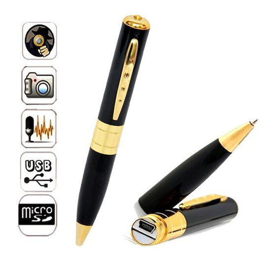 Hidden Camera Pen with Memory Card Slot