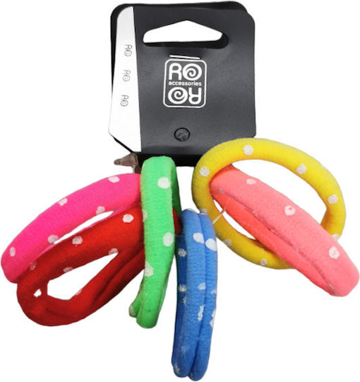 Ro-Ro Accessories Set Elastice Pentru Păr 6 Bucăți Multi