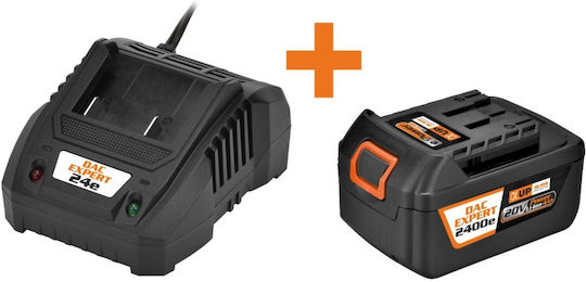 Ruris Battery Set Capacity 4Ah 20V with Charger