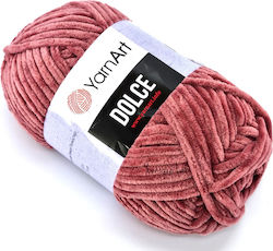 YarnArt Dolce Chunky Μικροπολυεστέρας Ροζ 100m ...