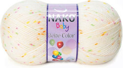 Nako Bebe Color 32152 100gr 360m Ακρυλικό Λευκό...