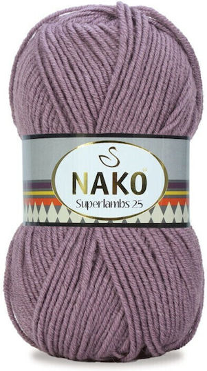 Nako Acrilyc Knitting Yarn Purple 200m 100gr