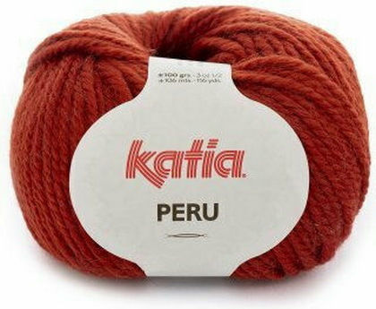 Katia Νήμα Πλεξίματος Συνθετικό Κόκκινο 100gr