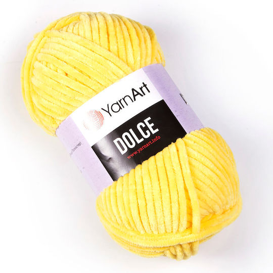 YarnArt Dolce Chunky Micro Polyester Yellow 120m 100gr