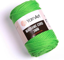 YarnArt Макраме Въжe 3мм Макраме Памучно Зелено...