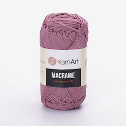 YarnArt Macrame Μακραμέ Συνθετικό Ροζ 130m 90gr