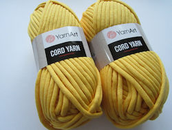 YarnArt Cord Yarn Βαμβακερό Κίτρινο 73m 250gr