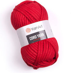 YarnArt Cord Yarn Βαμβακερό Κόκκινο 73m 250gr